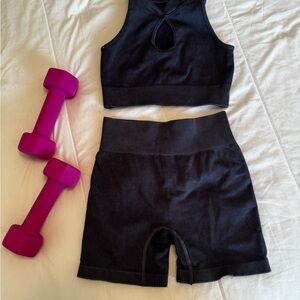 Black Women's Athletic Shorts